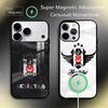 B-Besiktas B-BJK Logo Handyhülle für iPhone17,16,15,14,13,12,11 Plus,Pro Magnetisch mit Magsafe Kabelloses Laden