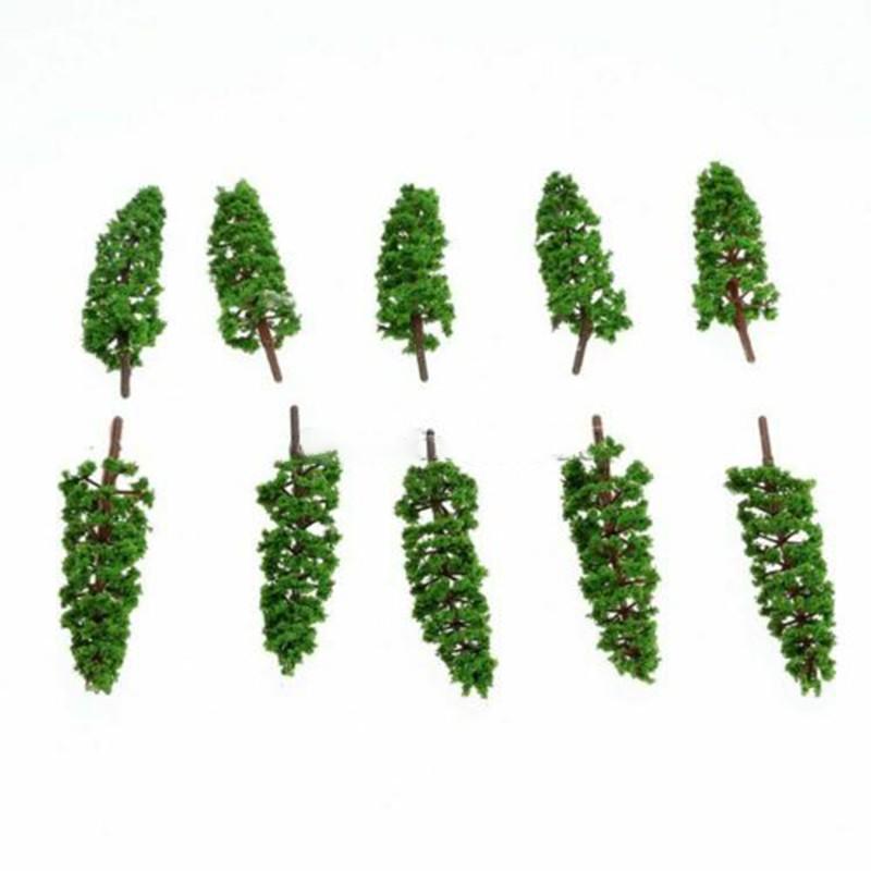 Model Trees Landscape Garden Miniature Plastic Decoration Supplies 9CM