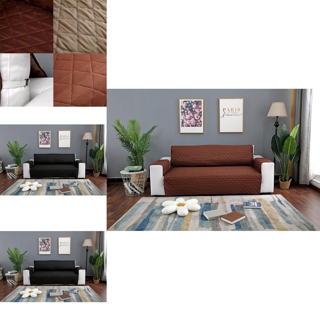 Strapazierfähiger Und Eleganter Waschbarer Sofa-Überwurf Mit Rutschfestem Armlehnendesign