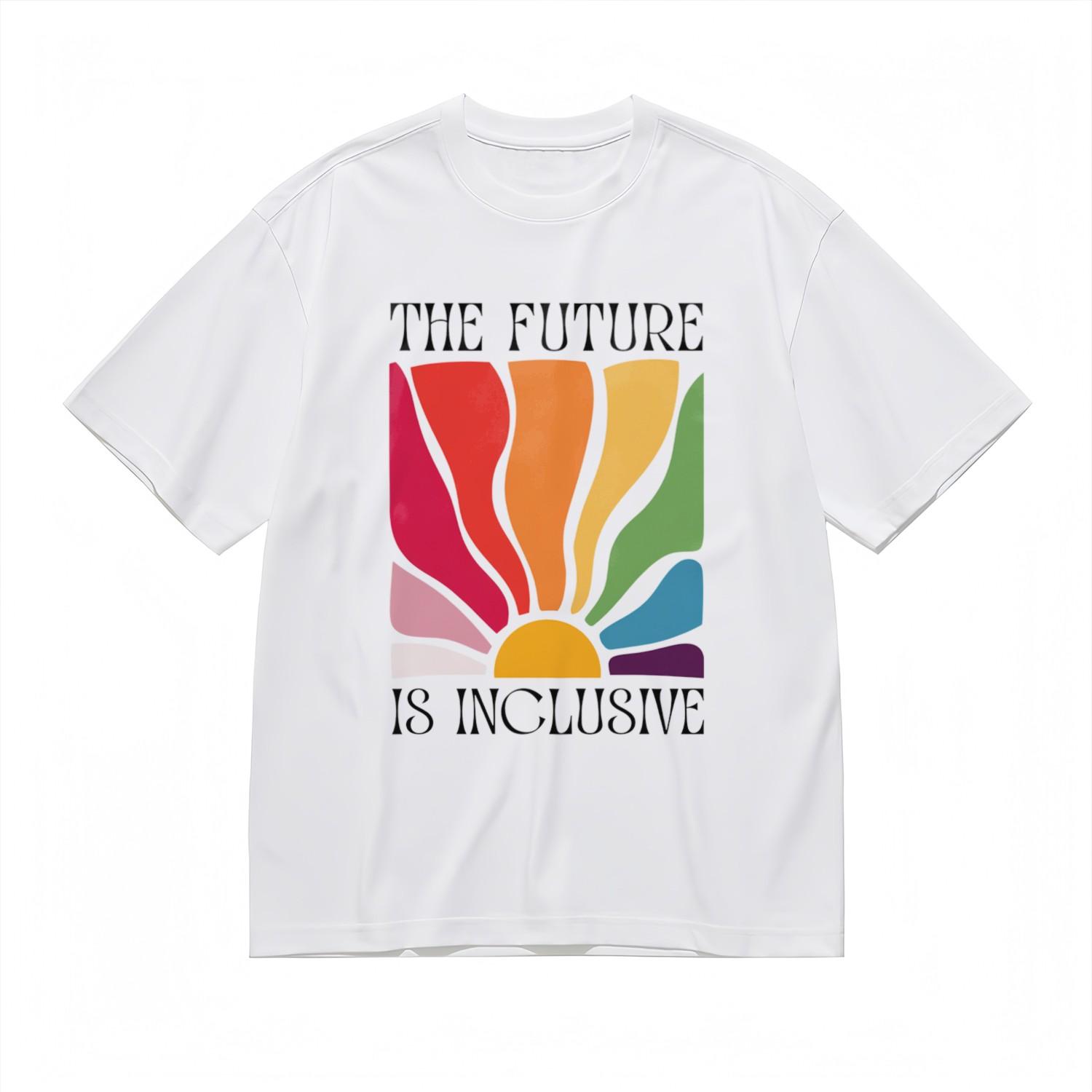 Women s Slight Stretch Classic T-Shirt Mens Womens Tees Top Modern Lines Colorful Pattern Graphic Tee M