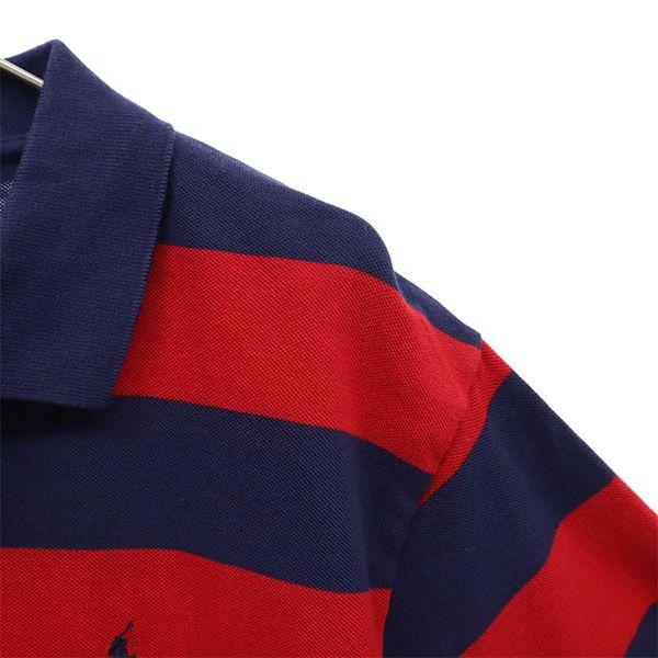 unused Polo by Ralph Lauren border Short sleeve Polo shirt XL Fawn Men's Used