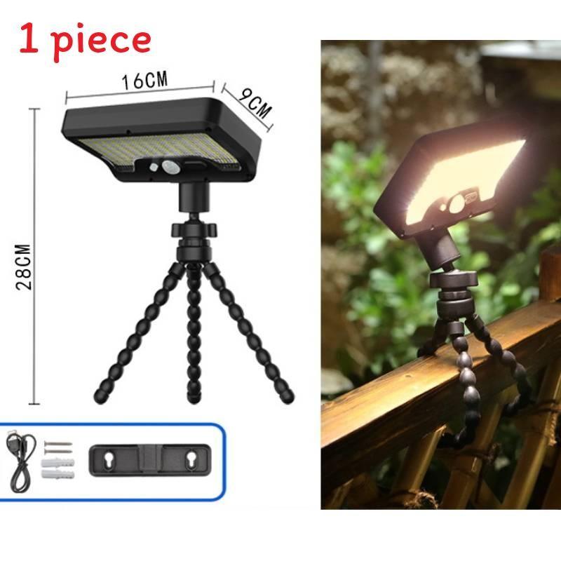 Shaped Octopus Clip Solar Light Outdoor Lamp Courtyards Wall Lamps Waterproof