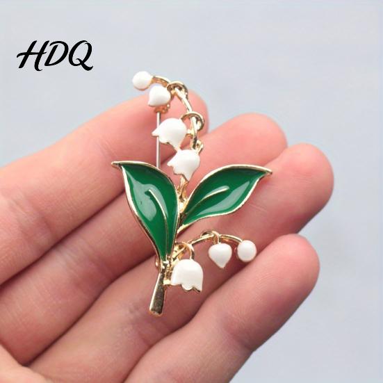 Women Coat Badge Flower Brooch Pin Oil Dropping Floral Dainty Plants Jewelry for Suits Coats Scarves and Bags Suit Pin