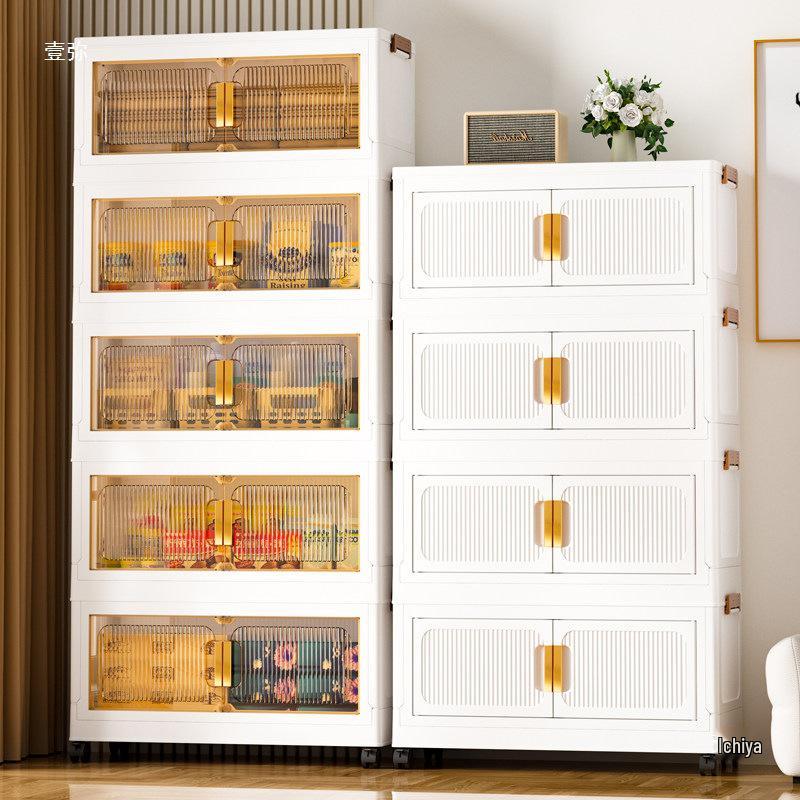 Pre-Assembled Storage Cabinet: Bedroom Wardrobe & Toy Organizer