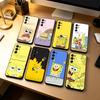 Animation S-Sponge Funny Z-Bob Phone Case Black Silicone Soft For Samsung S25,S24,S21,S22,S23,S30,Ultra,S20,Plus,Fe,Lite