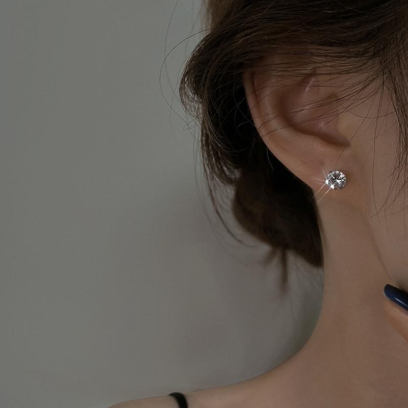 Anti Allergy Plastic Earrings Set Versatile Plastic Earrings Adornment Comfortable Resin Backs Ear Studs Ornament