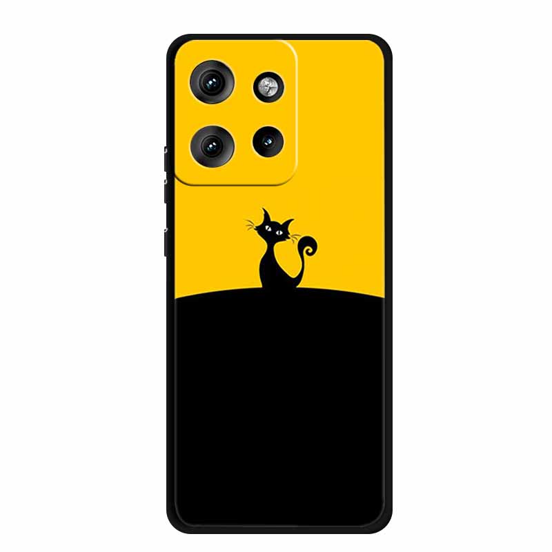 Pro pouzdro Moto Edge 50 Neo Luxusní měkké silikonové TPU pouzdra na telefon pro Motorola Edge 50 Neo Moto S50 5G Nárazuvzdorné kryty ve tvaru srdce Fundas