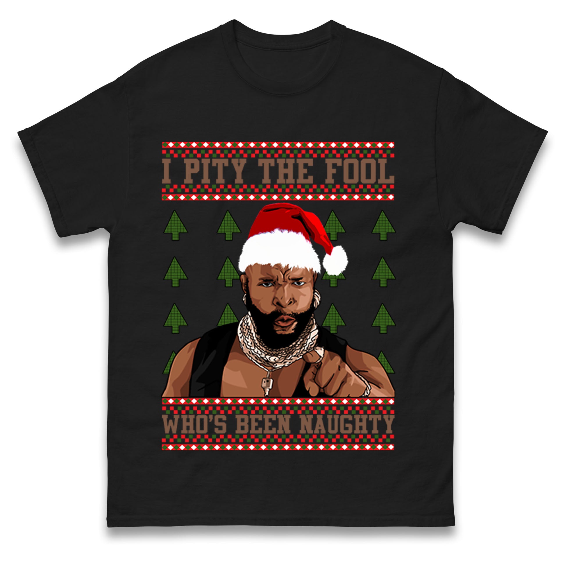 Barry Wood Whos been naughty Christmas Mens T Shirt Womens Tops Teess XL