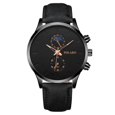 Modische Mond Zwei Augen Herrenuhr Herrenuhr Armband Quarzuhr