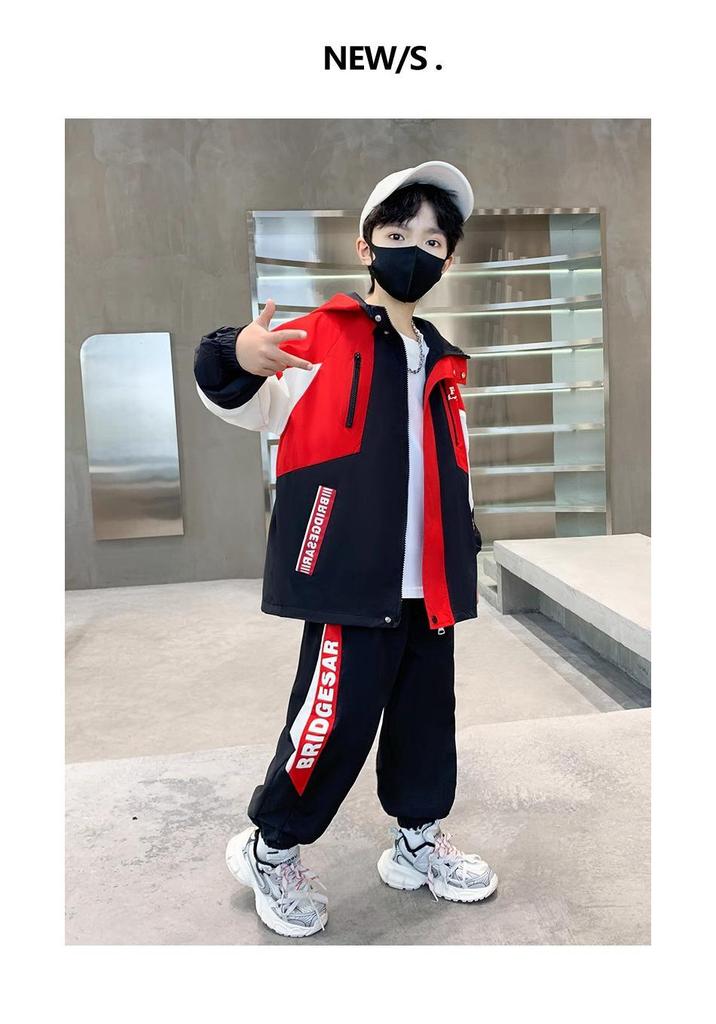 Boys' Trendy Cool Set - 2025 Spring and Autumn Sportswear for Big Kids