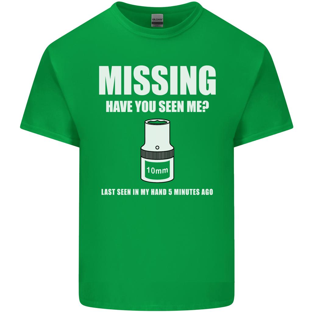 Missing 10 Mm Socket Funny Plumer Mechanic Unisexs Light Cotton Tshirt