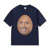 Lustige Dwayne Johnson Schauspieler Meme T-Shirts Unisex O-Ausschnitt Mode Kurzarm T-Shirt Unisex Lässig Baumwolle Hohe Qualität T-Shirt Oberteile