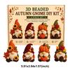 3D Beaded Gnome DIY Beading Craft Material Kit Set DIY Cute Animal Dwarf Bead Craft Set NO/with Box (Not a Finished Product)