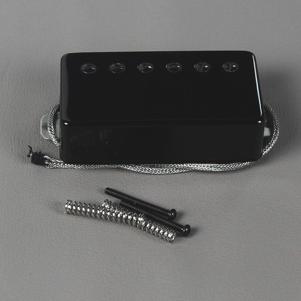 FLEOR 1pc Alnico 5 Pickup Guitar Humbucker Pickup for LP Guitar, Neck or Bridge,Chrome /Gold/Black