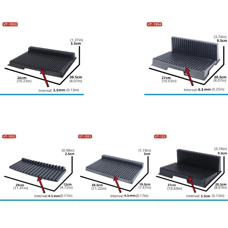 L Shaped Model Part Organizer for Model Making Accessories and Craft Tool Organization Model Making Supply Space Saving