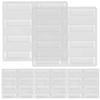 Cabinet Door Bumper Strip Clear Silicone Anti-Slip Self Adhesive Protection for Furniture Desk Wall Edges Cabinet Bumpers Clear