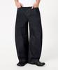 TRILLION [Non-Fade] Curved Raw Dart Denim Pants_Indigo