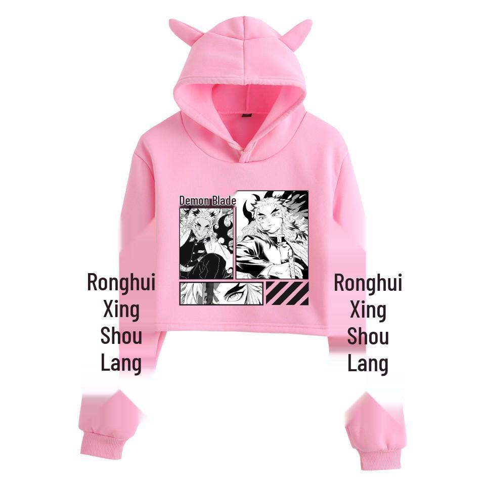 Demon Slayer Anime-Inspired Trendy Academy Style Casual Hoodie