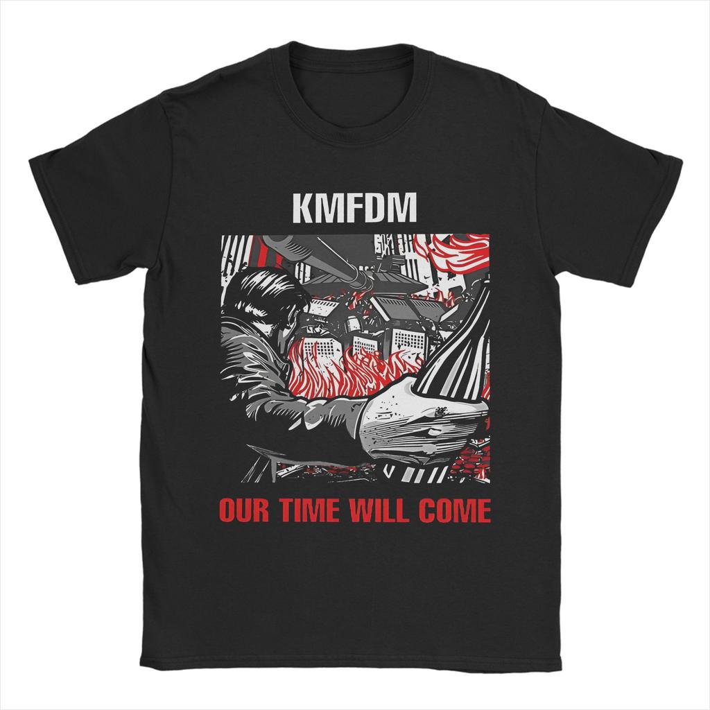 KMFDM Printed T Shirts Men Women  Cotton  Tee Shirt Clothing