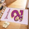 Masha Bear Customize Text Floor Mat Perfect for Outdoor Game Room Entryway Study room Anti-slip Rug Office home decor Spiritual Gift