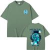 Rapper Plk Mental Album Grafik T-Shirt Herren Damen Hip Hop Mode Popmusik T-Shirts Herren Vintage Übergroße T-Shirts Streetwear