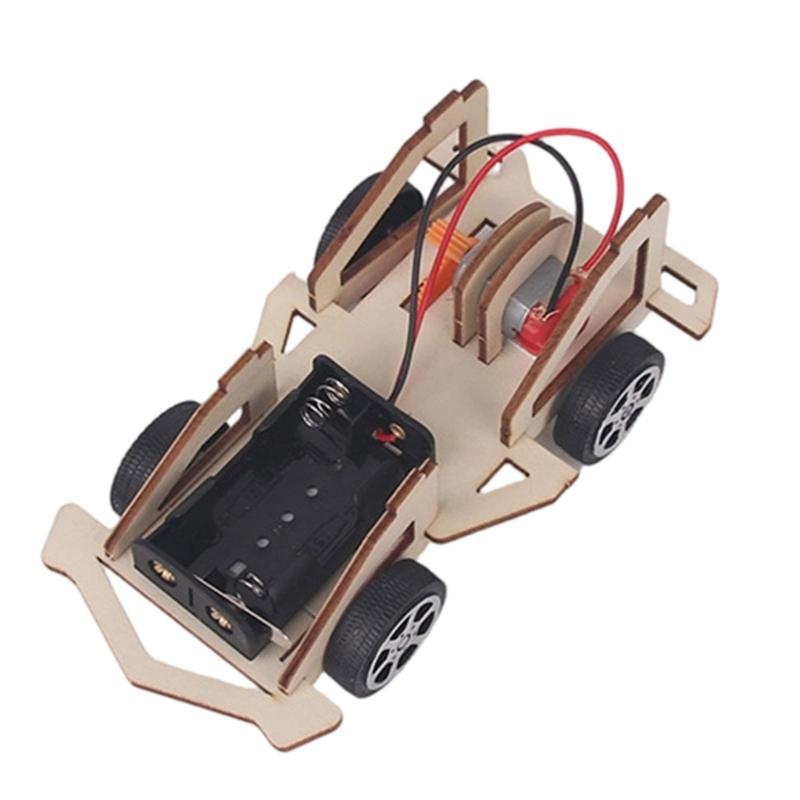 

Pack Of Handcraft Wooden Electric Race Car Assembly Set For Children Educational Hands On Science Activity With Motor 1