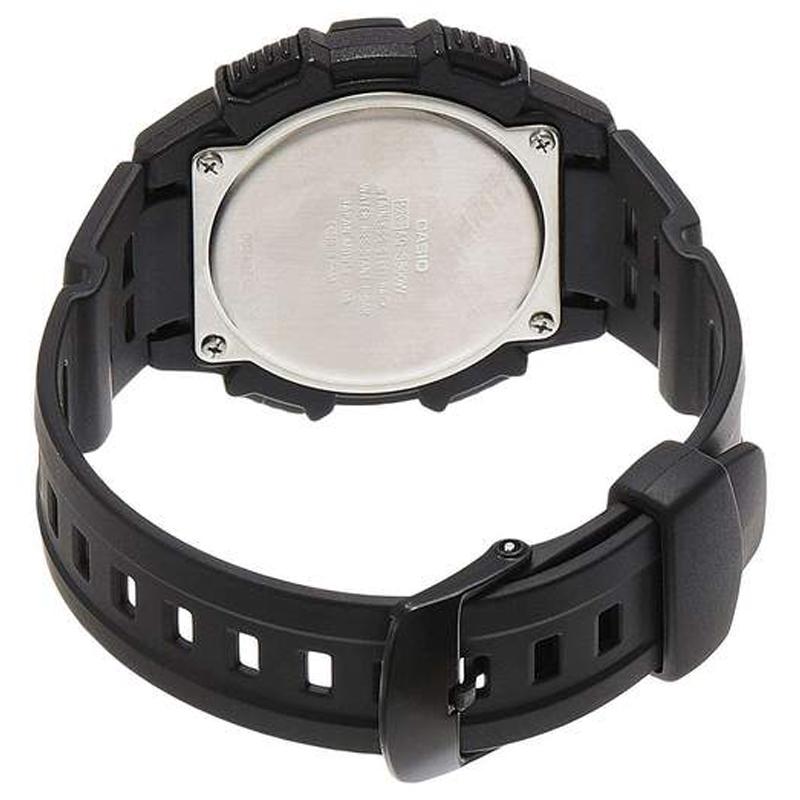 Casio CASIO Серия YOUTH - Серия с дисковым двойным дисплеем Модные уличные водонепроницаемые и ударопрочные спортивные часы на солнечной батарее Кварцевый механизм AQ-S800W-1B2