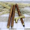 91.44 Cm Royal Walking Stick Handle Special Carving Design Wooden Walking Cane With Brass Carving Design For Special Gift