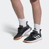 adidas Essence Indoor Stoßdämpfende Rutschfeste Low-Top Badmintonschuhe Unisex Schuhe Schwarz Weiß FU8397