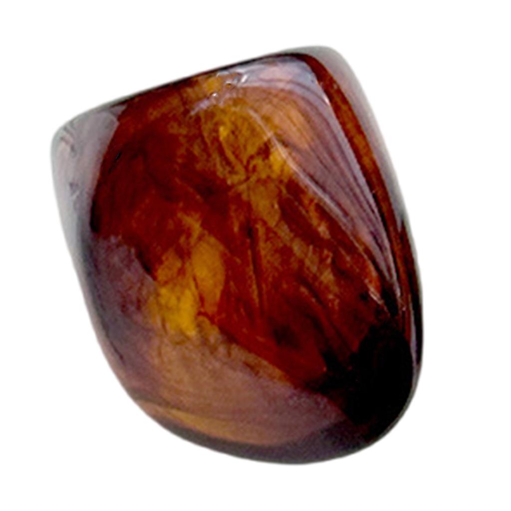 Vintage Geometric Resin Ring Lightweight Design Amber Tone Jewelry Gift Comfort Fit Retro Resin Accessory For Women Men