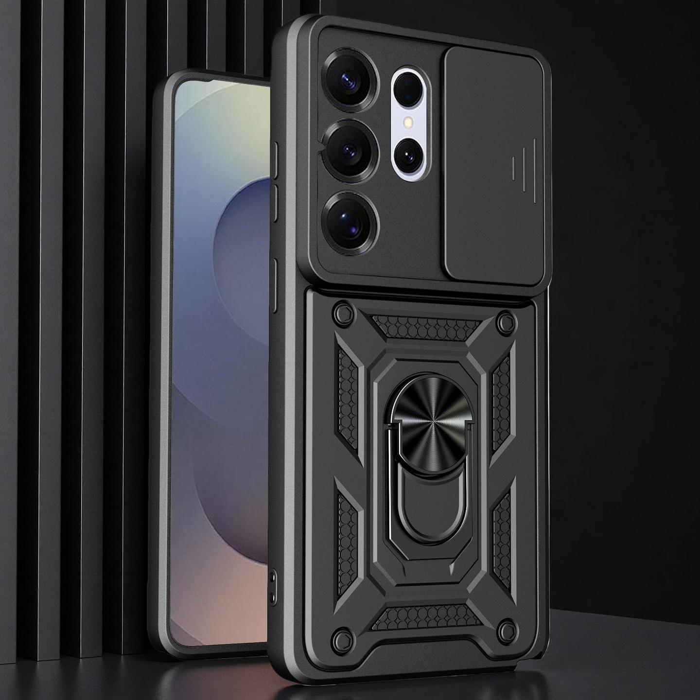 

Ударопрочный чехол-подставка для Samsung Galaxy S25 Ultra S26 Plus S24 FE S23 S22 A17 5G A56 A36 A16 A15 A35 A15 Чехлы Galaxy S26 Pro чёрный