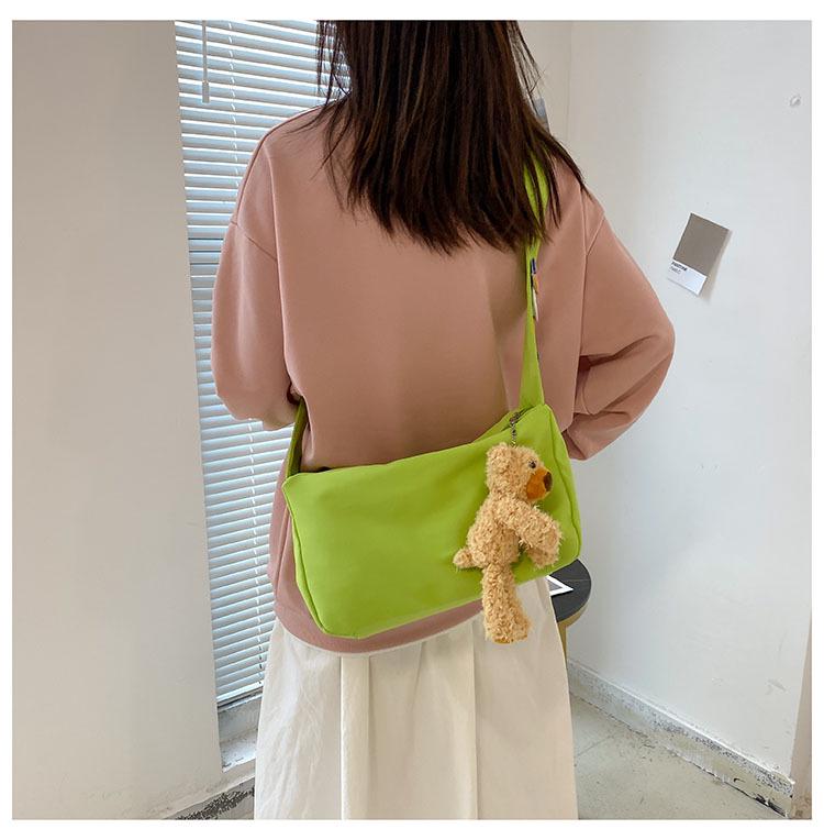 2023 Trendy Multi-Color Nylon Shoulder Messenger Bag: Lightweight & Versatile for Students and Girls