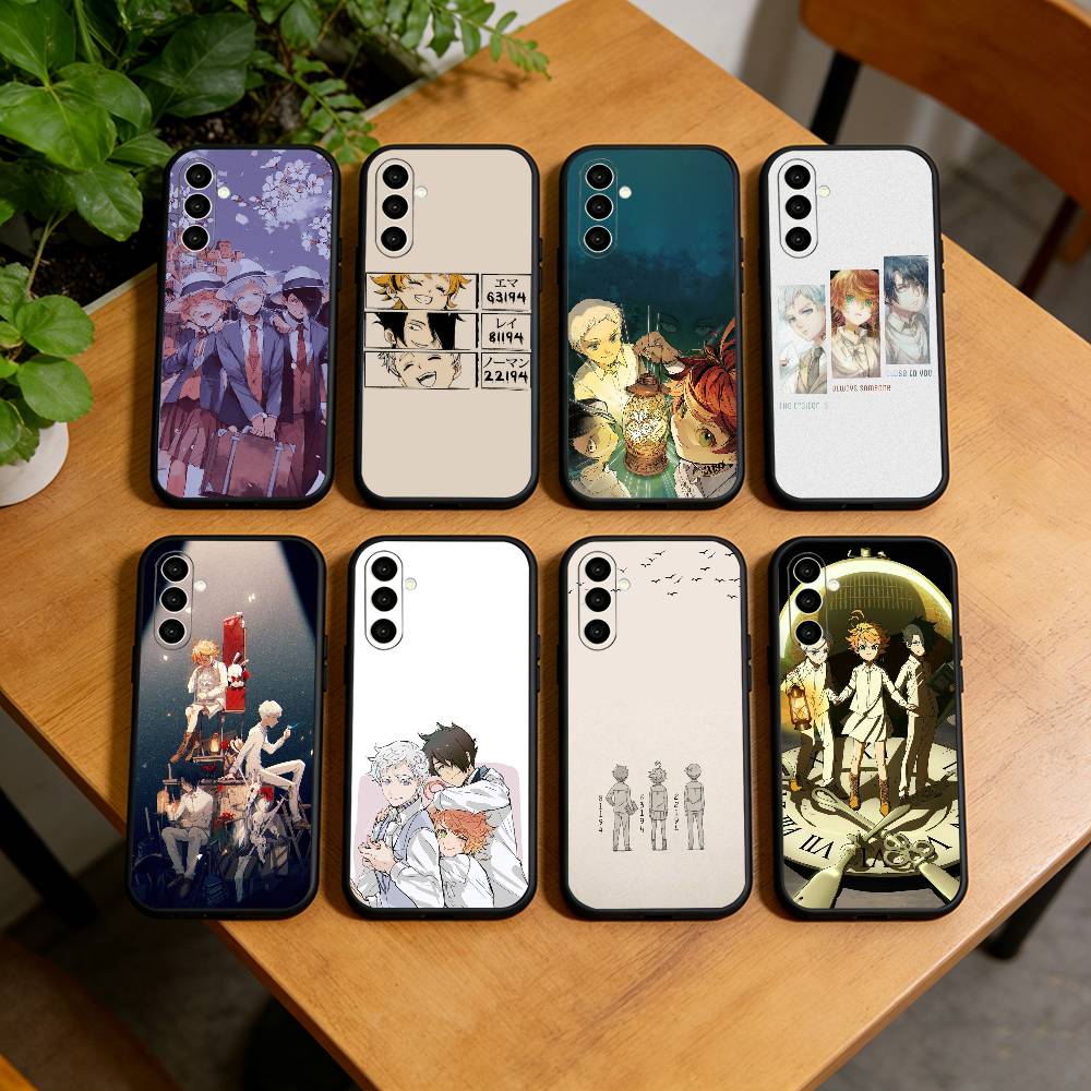 The Promised Neverland E-N-R Phone Case For Samsung Galaxy A73,A72,A71,A70,A53,A52,A51,Soft Silicone Black Cover