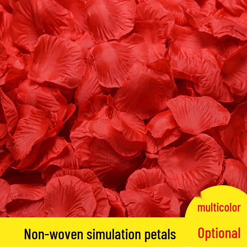 Simulierte Rosenblätter zum Streuen bei Hochzeiten, für Geständnisse, Heiratsanträge und zur Gestaltung von Veranstaltungsorten