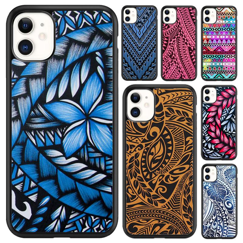 Maori Tribal Samoan Polynesian Phone Case For iPhone 17 Air 16 15 14 Plus 11 12 13 Pro Max Shell Cover Coque