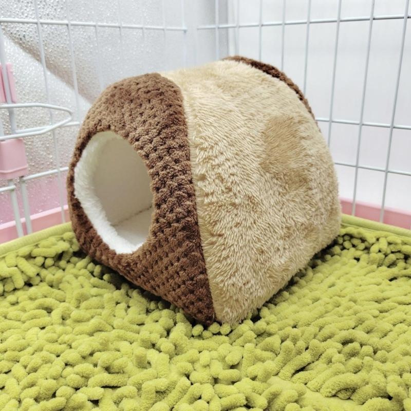 Hamster Hängematte Warmes Bett Plüschhaus Versteck für Kleintier Frettchen Igel Spielen Schlafen Klettern