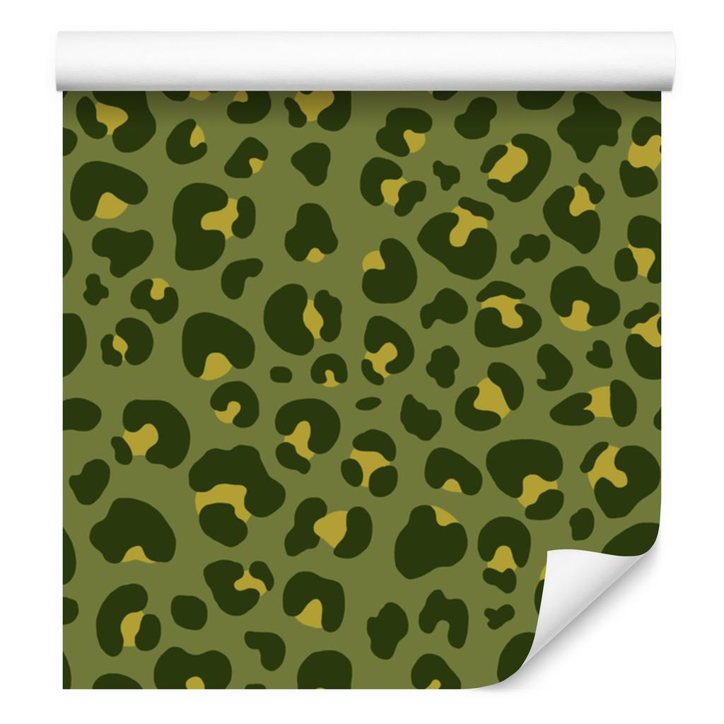 Olive and Lime Green Leather Wallpaper for Living Room and Bedroom 50x1000