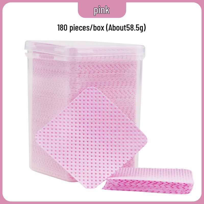 Lint-Free Nail Art and Eyelash Glue Cleaning Wipes