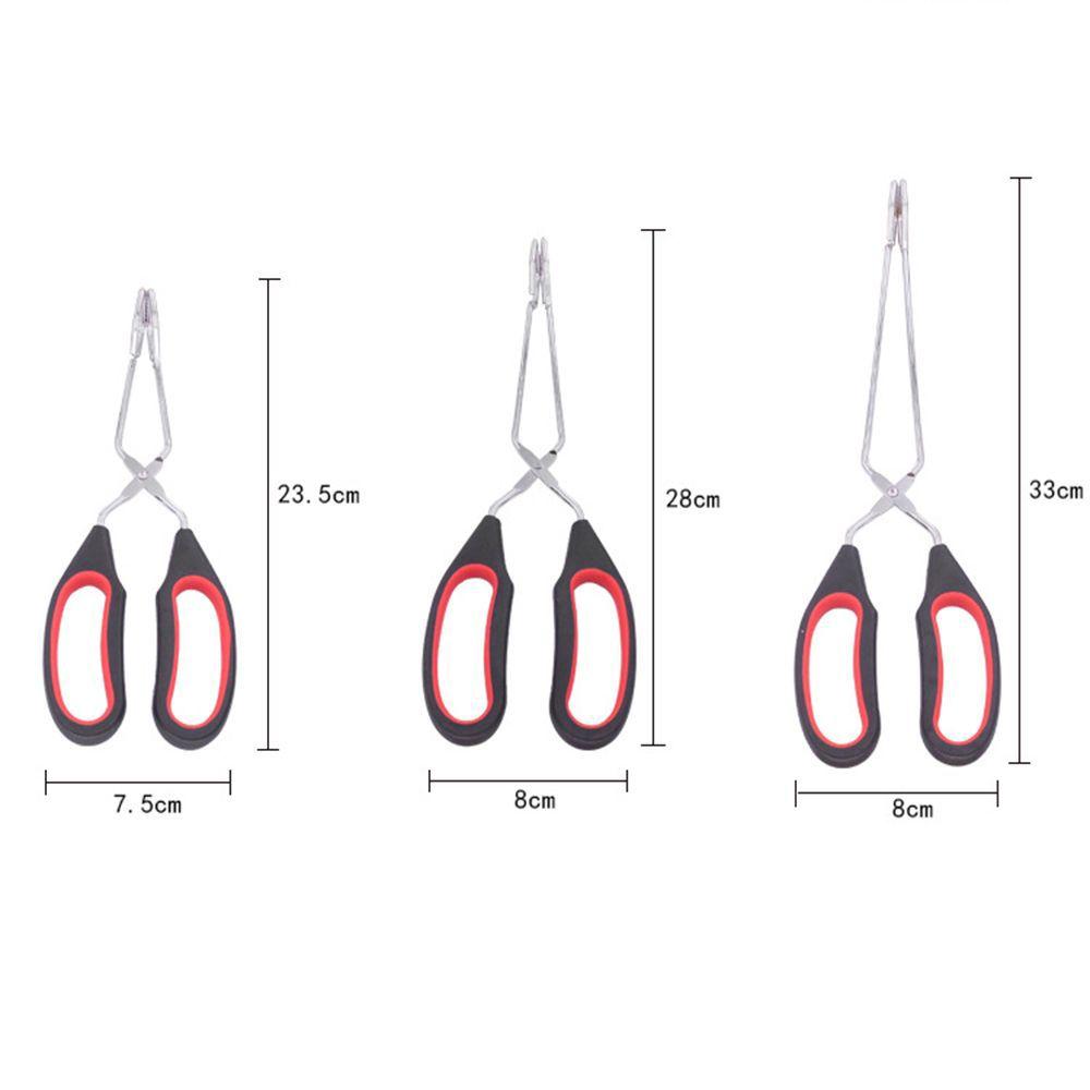 Material Exquisite Appearance Multifunctional Sturdy BBQ Tongs Clamp Kitchen Tool Charcoal Clip