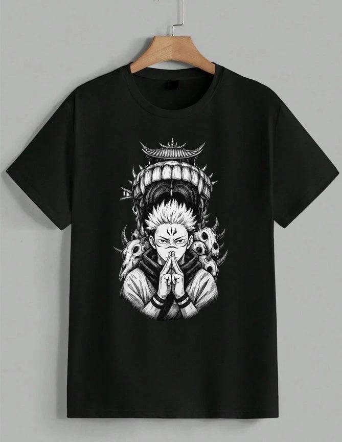 Jujutsu Kaisen Sukuna Domain Expansion Anime Manga Graphic Tee T-Shirt Unisex L