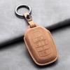 5 Buttons Car Remote Key Case Cover for Toyota Alphard Vellfire Sienna Alphard Previa RAV4 Leather Car Key Fob Protector Bag