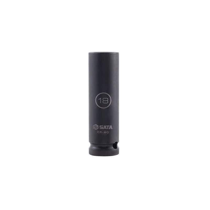 SATA Chrome Molybdenum Steel 1/2  Drive Hex Impact Long Socket