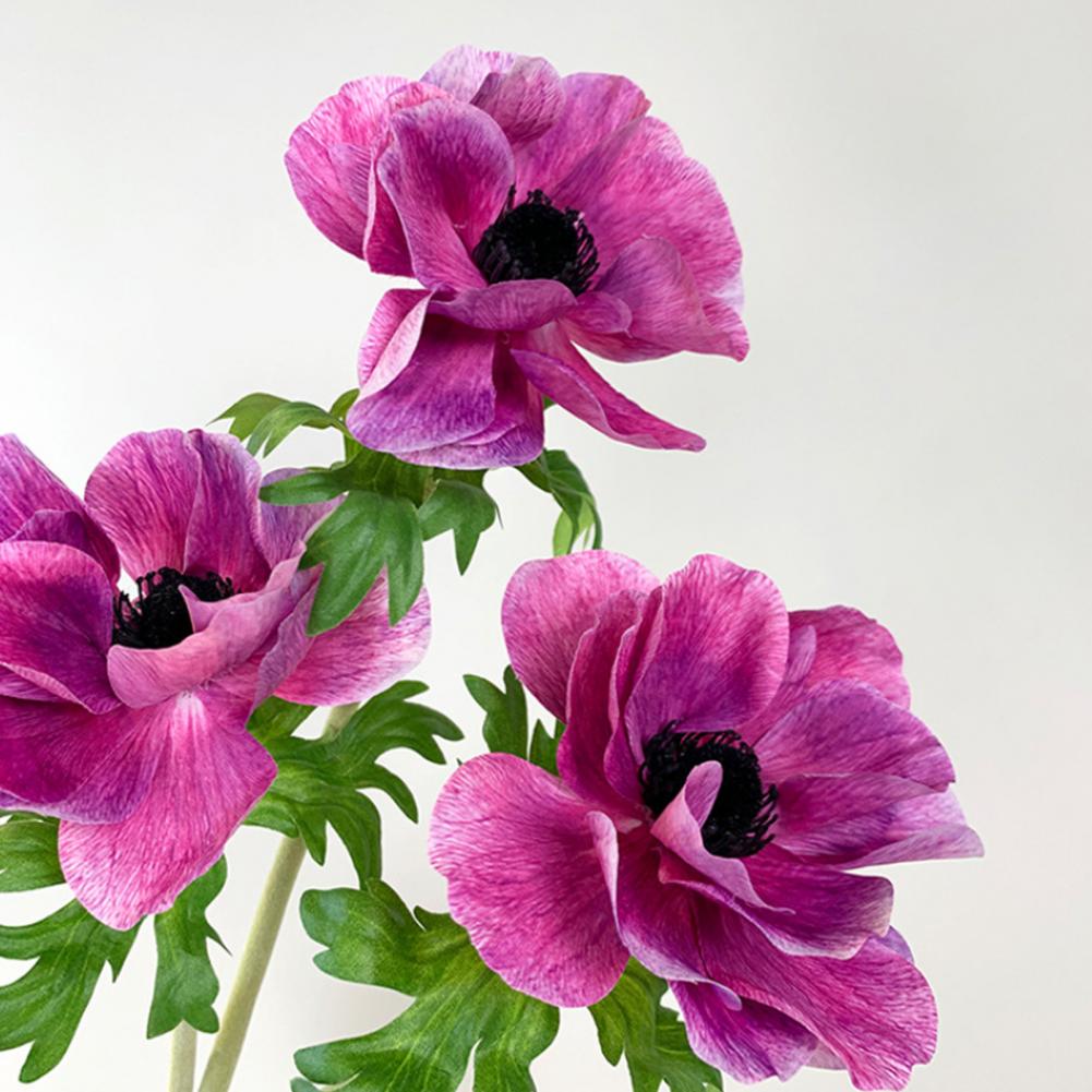 No Maintenance Flower Artificial Flower Stem Uv Resistant Silk Bloom Realistic Faux Flower Centerpiece for Home Office Wedding