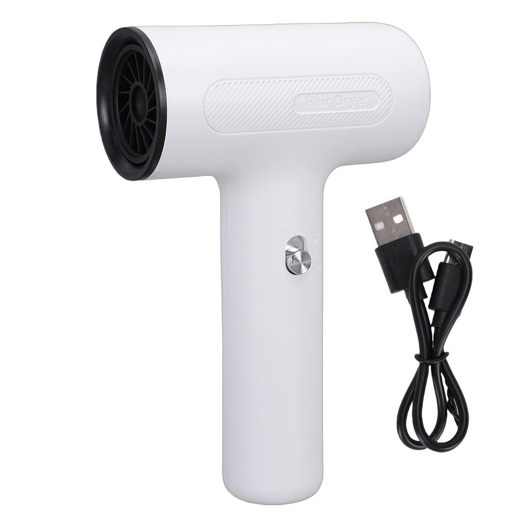 Rechargeable Paint Dryer 500W Brushless Motor Portable Cordless Hair Dryer Watercolor Air Blower for Art Students Craft