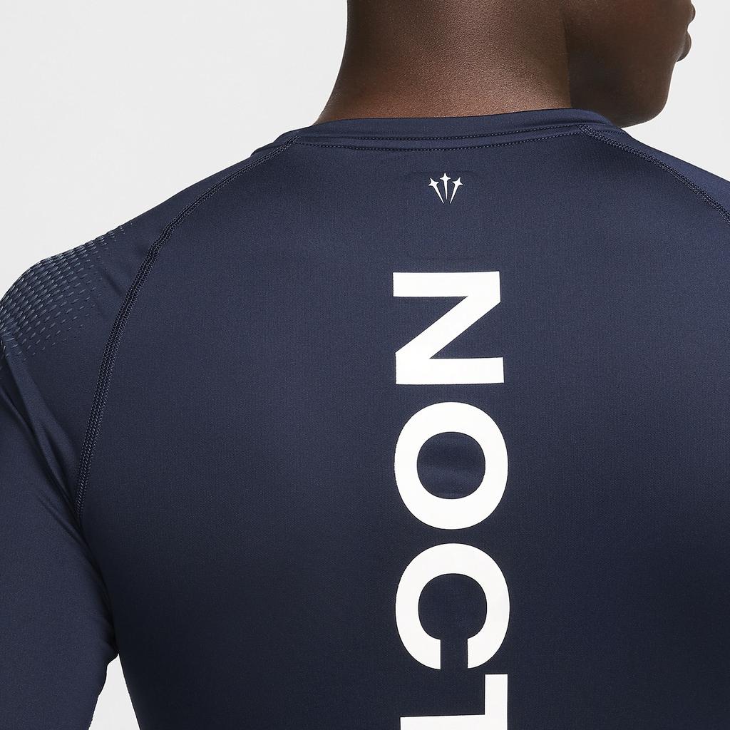 Nike X Drake Nocta Collection Ss24 Nrg Long Sleeve T-Shirt Men Tops Blue DN0001-419