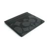 COACH Card Case Coated Canvas Card Holder Men's Gray Black 58110-CQBK