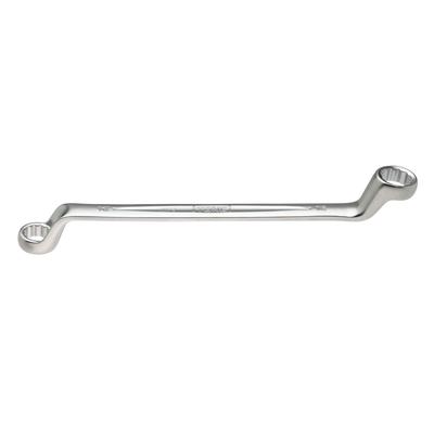 TONE Long Mechanic Open End Wrench 16 X 18mm Flats (75°), M75-1618,