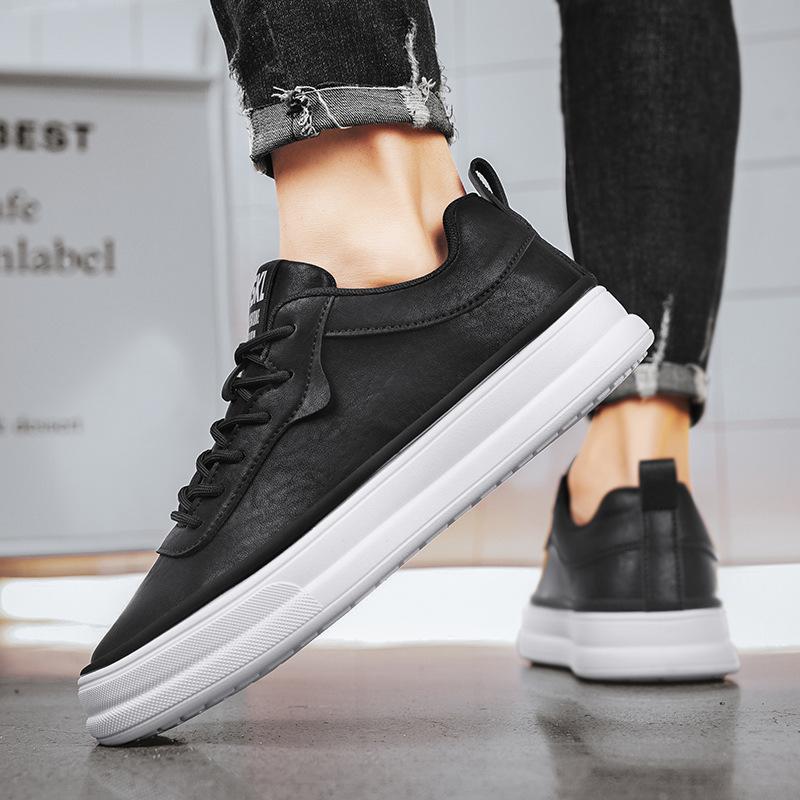 Board shoes men's 2025 new spring simple foreign trade work shoes Korean version of versatile men's casual shoes