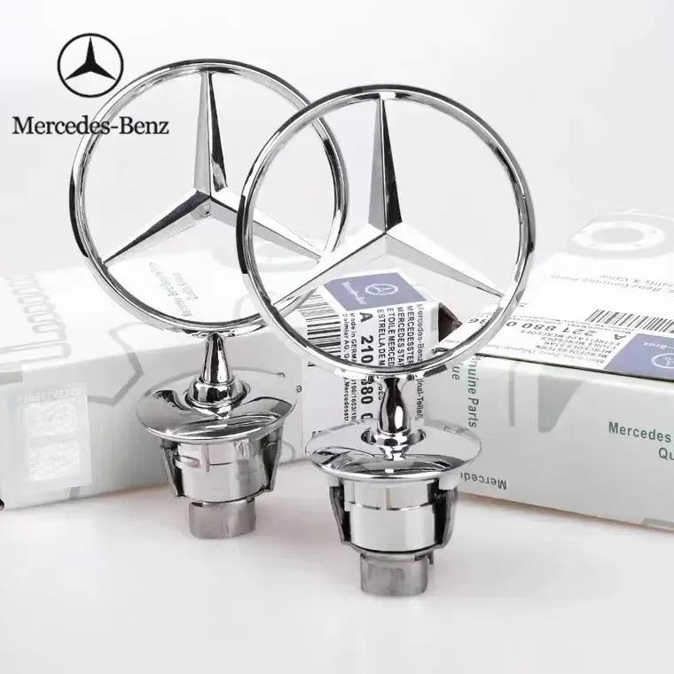 Autoaufkleber Autoaufkleber 2025 Heiß Für Benz Zinklegierung Auto Frontklappe Emblem Abzeichen Zubehör Für Mercedes Benz AMG W213 W223 W24