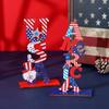 Wooden Usa Letters Decor For Independence Day And Christmas Festivities